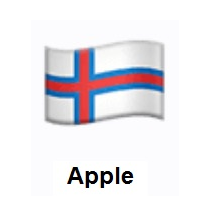 Flag of Faroe Islands on Apple iOS