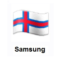 Flag of Faroe Islands on Samsung