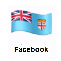 Flag of Fiji on Facebook