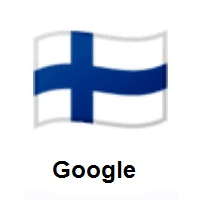 Flag of Finland on Google Android