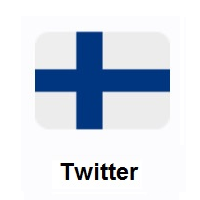 Flag of Finland on Twitter Twemoji