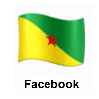 Flag of French Guiana on Facebook