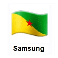 Flag of French Guiana on Samsung