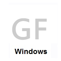 Flag of French Guiana on Microsoft Windows