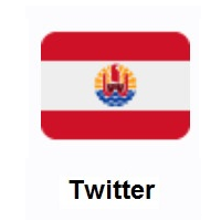 Flag of French Polynesia on Twitter Twemoji