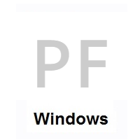 Flag of French Polynesia on Microsoft Windows