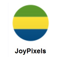 Flag of Gabon on JoyPixels