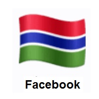 Flag of Gambia on Facebook