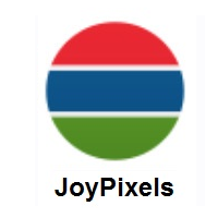 Flag of Gambia on JoyPixels