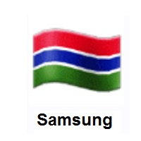 Flag of Gambia on Samsung