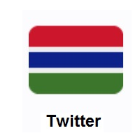 Flag of Gambia on Twitter Twemoji