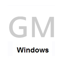 Flag of Gambia on Microsoft Windows