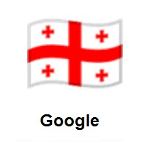 Flag of Georgia on Google Android