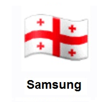 Flag of Georgia on Samsung