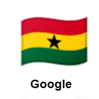Flag of Ghana on Google Android