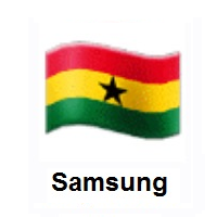 Flag of Ghana on Samsung