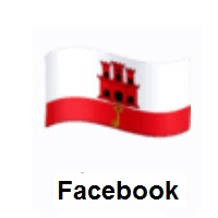 Flag of Gibraltar on Facebook