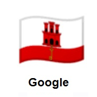 Flag of Gibraltar on Google Android