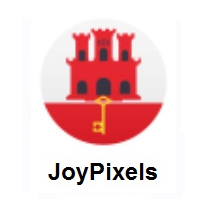 Flag of Gibraltar on JoyPixels