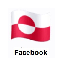 Flag of Greenland on Facebook