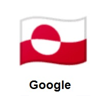 Flag of Greenland on Google Android
