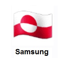 Flag of Greenland on Samsung