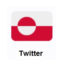 Flag of Greenland on Twitter Twemoji