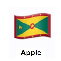Flag of Grenada on Apple iOS