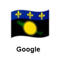 Flag of Guadeloupe on Google Android