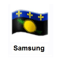 Flag of Guadeloupe on Samsung