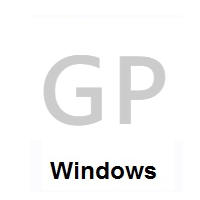 Flag of Guadeloupe on Microsoft Windows