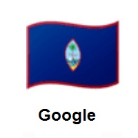 Flag of Guam on Google Android