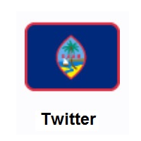 Flag of Guam on Twitter Twemoji