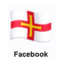 Flag of Guernsey on Facebook