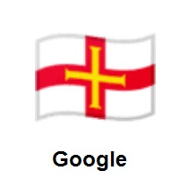 Flag of Guernsey on Google Android