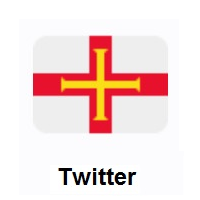 Flag of Guernsey on Twitter Twemoji