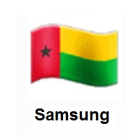 Flag of Guinea-Bissau on Samsung