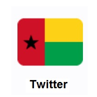 Flag of Guinea-Bissau on Twitter Twemoji