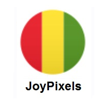 Flag of Guinea on JoyPixels