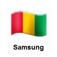 Flag of Guinea on Samsung