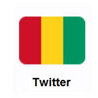 Flag of Guinea on Twitter Twemoji
