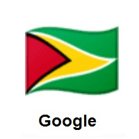 Flag of Guyana on Google Android