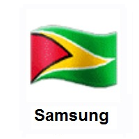 Flag of Guyana on Samsung