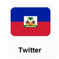 Flag of Haiti on Twitter Twemoji