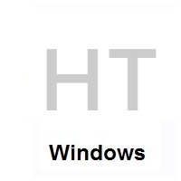 Flag of Haiti on Microsoft Windows