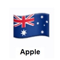 Flag of Heard & McDonald Islands on Apple iOS
