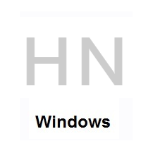 Flag of Honduras on Microsoft Windows