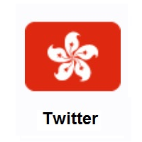 Flag of Hong Kong SAR China on Twitter Twemoji
