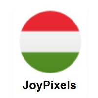 Flag of Hungary on JoyPixels