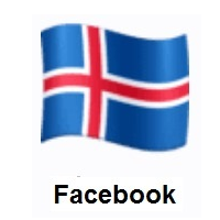 Flag of Iceland on Facebook